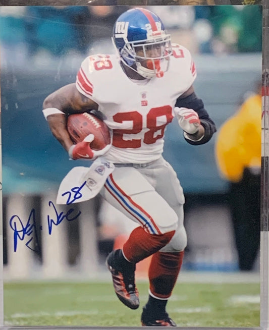 DJ Ware (NY Giants 2x Super Bowl Champion) Signed 8x10 Color Photo