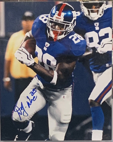 DJ Ware (NY Giants 2x Super Bowl Champion) Signed 8x10 Color Photo (Comes w/COA)