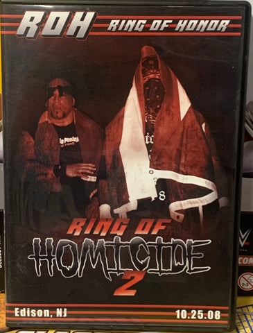 ROH Ring of Honor DVD “Ring of Homicide 2” 10/25/08 (LAX, Briscoes, Tyler Black, Jerry Lynn)!!!