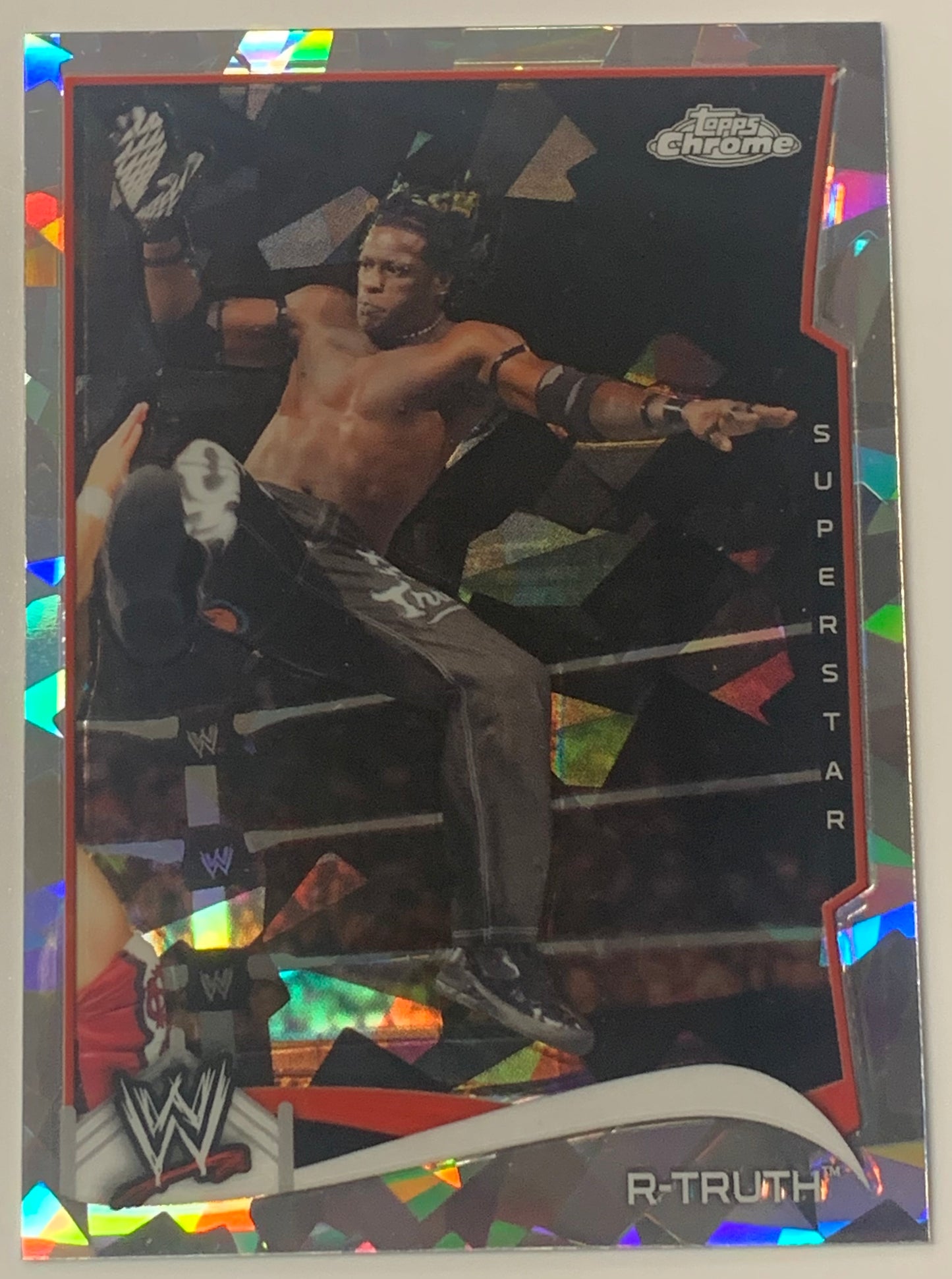 R-Truth 2014 WWE Topps Chrome X-Fractor Refractor Card