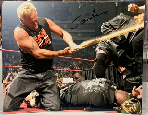 The Sandman Signed ECW 8x10 Color Photo (Comes w/COA)