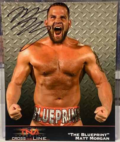 Matt Morgan Signed 8x10 Color Photo (Comes w/COA)