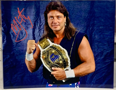 Marty Jannetty Signed 8x10 Color Photo (Comes w/COA)