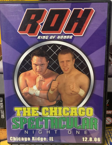 ROH Ring of Honor DVD “The Chicago SpectayNight One” 12/8/06 (Samoa Joe, Danielson, Daniels, Richards)!!!