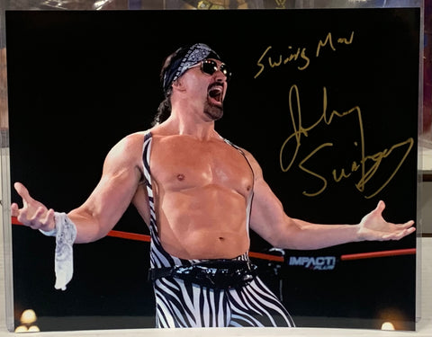 Johnny Swinger ECW Signed 8x10 Color Photo (Comes w/COA)