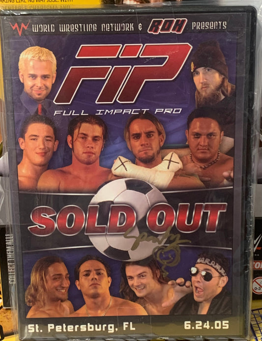 FIP Full Impact Pro DVD “ Sold Out” SIGNED by SPANKY (Comes w/COA)
