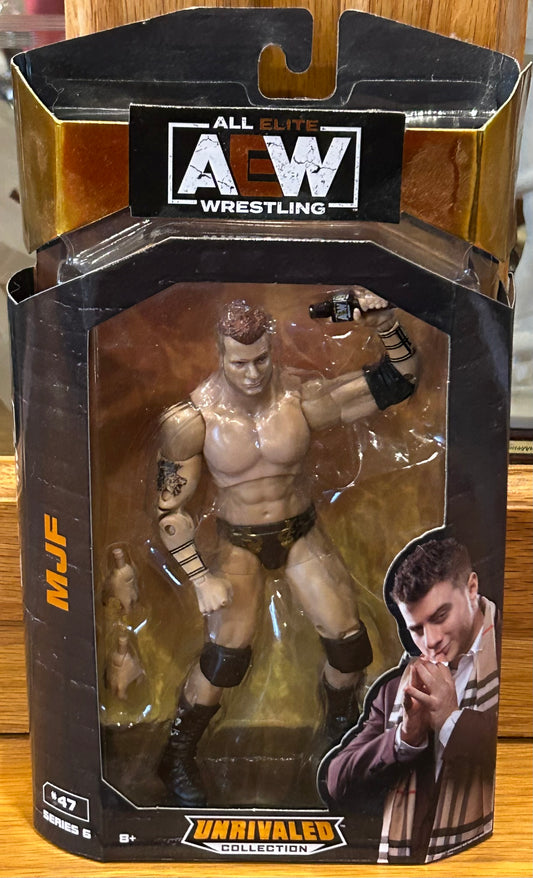 * MJF AEW Unrivaled Series 6 Action Figure (Sealed, Never Opened)