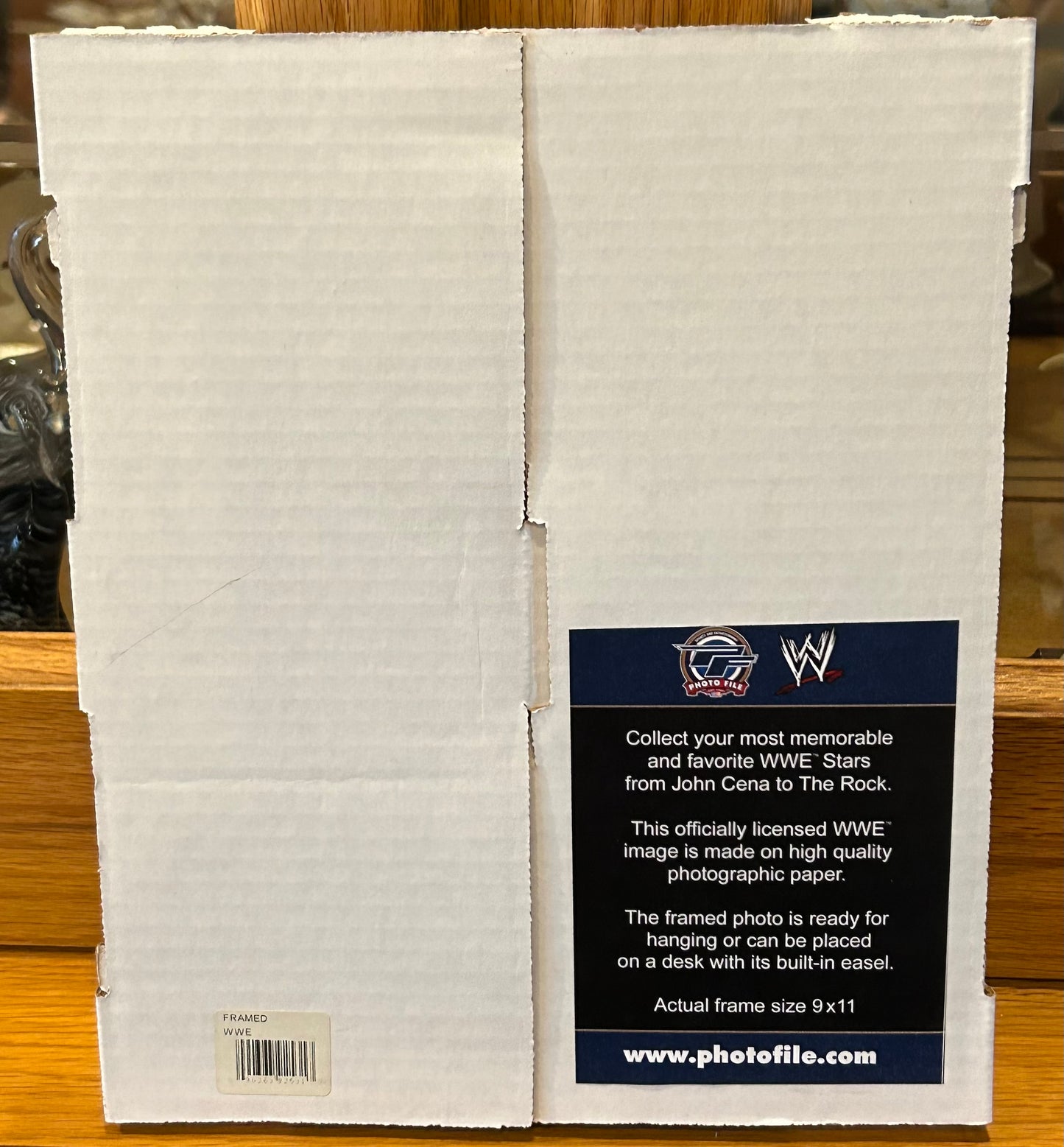 CM Punk WWE Official photo File Authentic Promo Photo 8x10 Framed  (Awesome Piece)