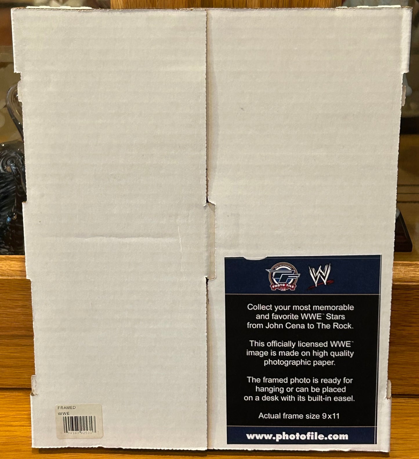 The Rock WWE Official photo File Authentic Promo Photo 8x10 Framed  (Awesome Piece)