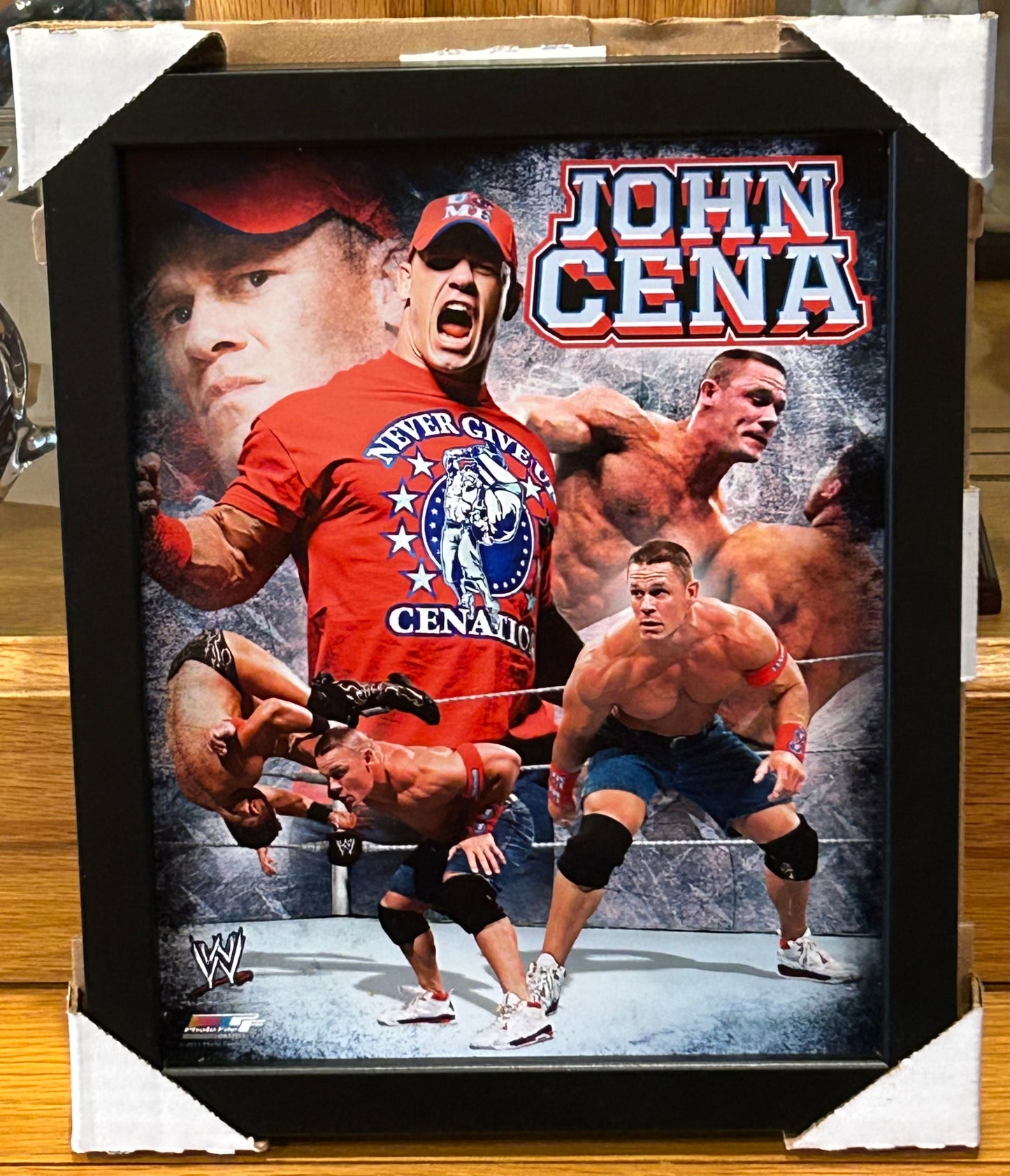 John Cena WWE Official photo File Authentic Promo Photo 8x10 Framed  (Awesome Piece)