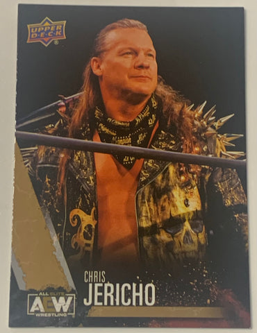 Chris Jericho 2021 AEW UD Upper Deck Gold Parallel Card