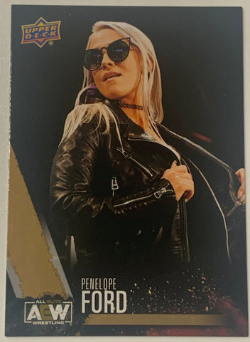 Penelope Ford 2021 AEW UD Upper Deck Gold Parallel Card