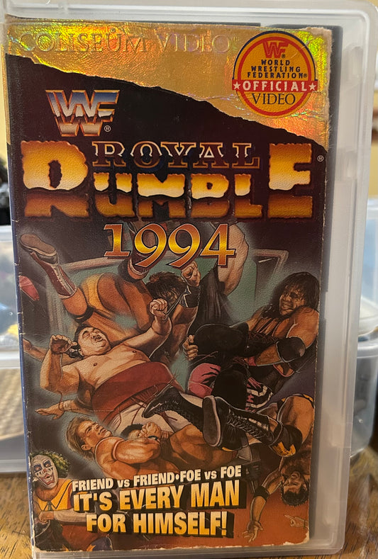 *  WWF WWE “Royal Rumble 1994” VHS (Coliseum Home Video)