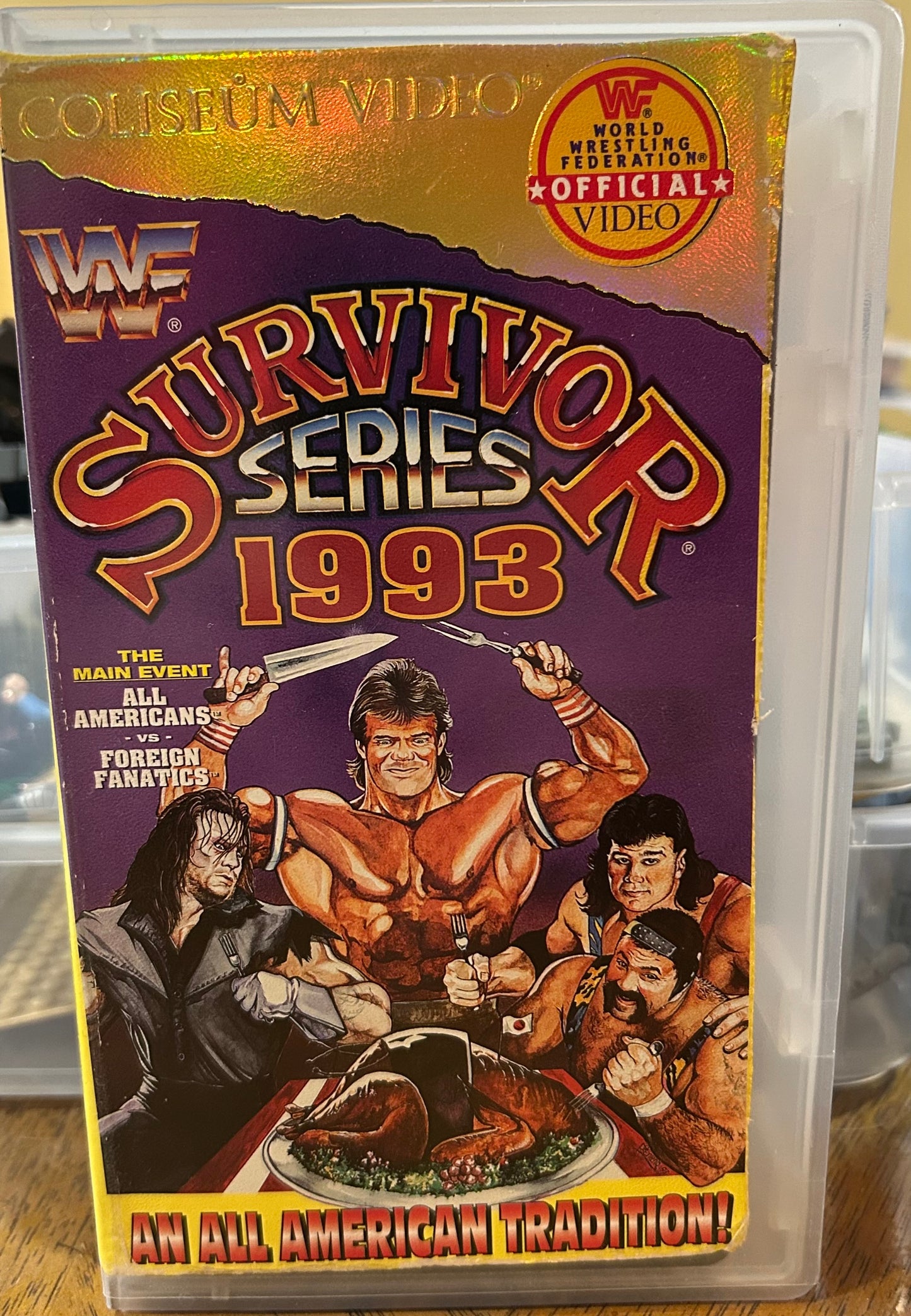 *  WWF WWE ”Survivor Series 1993” VHS (Coliseum Home Video)