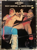 Wrestling’s Main Event Magazine Sept. 1986 (Full Color Poster of Lex Luger Inside)