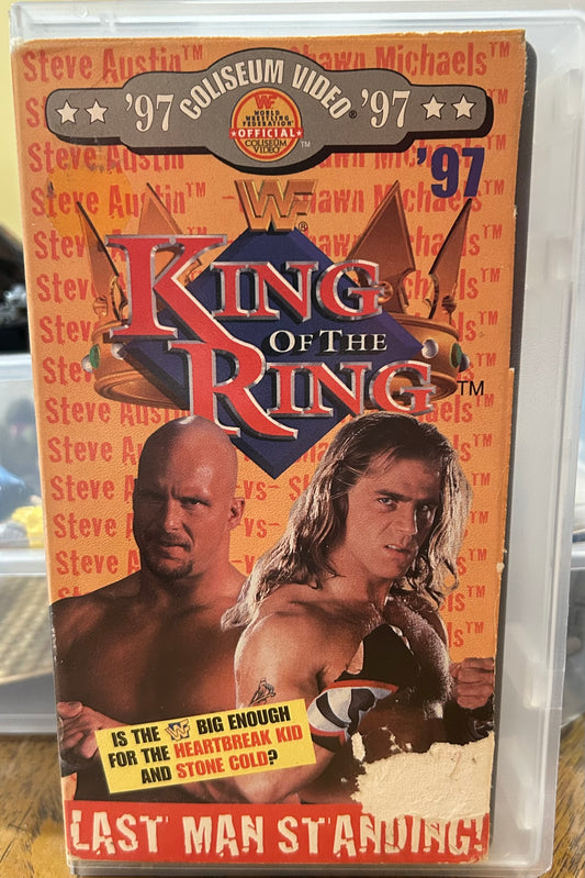 *  WWF WWE ”King of the Ring 1997” VHS (Coliseum Home Video)