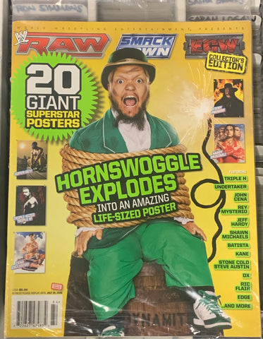 WWE Posters Magazine HORNSWOGGLE  (20 Giant Superstars Posters) SEALED, Brand New