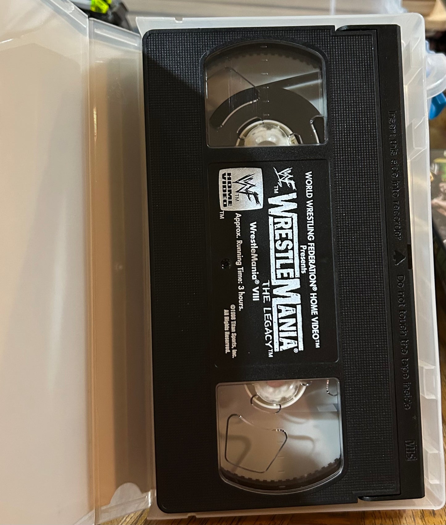 *  WWF WWE ”Wrestlemania 8” Official VHS (Hulk Hogan, Sid, Flair, Savage & so much more)