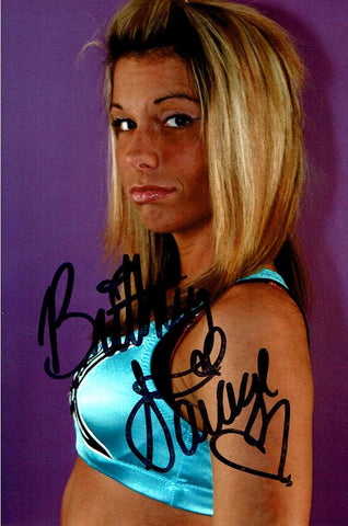 Brittney Savage Pose 2 Signed Candid (4x6 Size) Photo