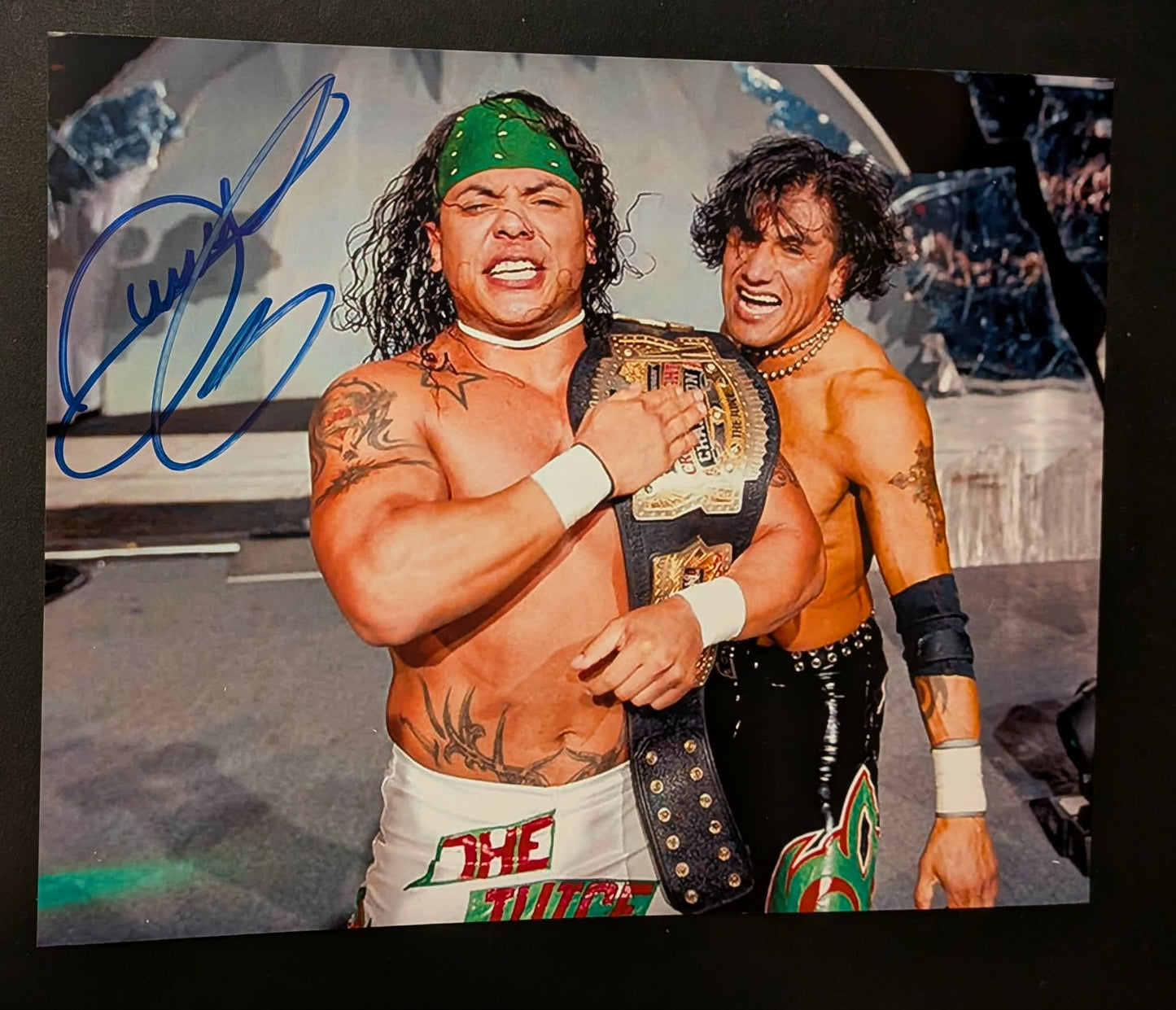 Juventud Guerrera Pose 3 Signed Photo COA