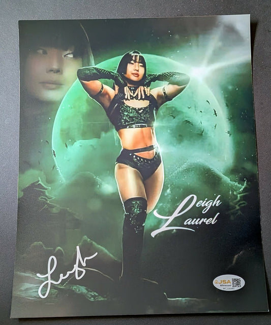 Leigh Laurel Signed Photo JSA COA
