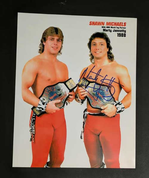 Marty Jannetty (The Rockers) Pose 2 Signed Photo COA