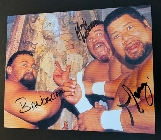 Dungeon of Doom (Meng Barbarian Hugh Morrus) Triple Signed Photo COA