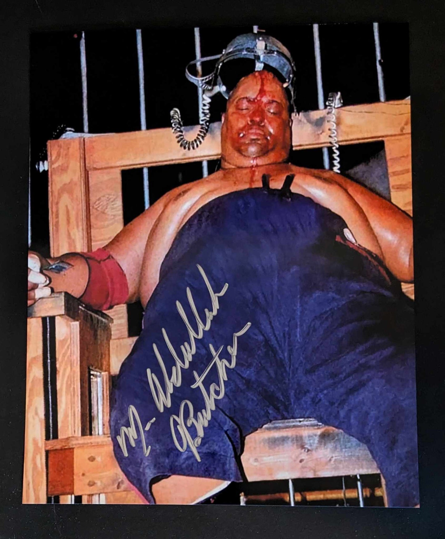 Abdullah The Butcher Pose 1 Signed Photo COA