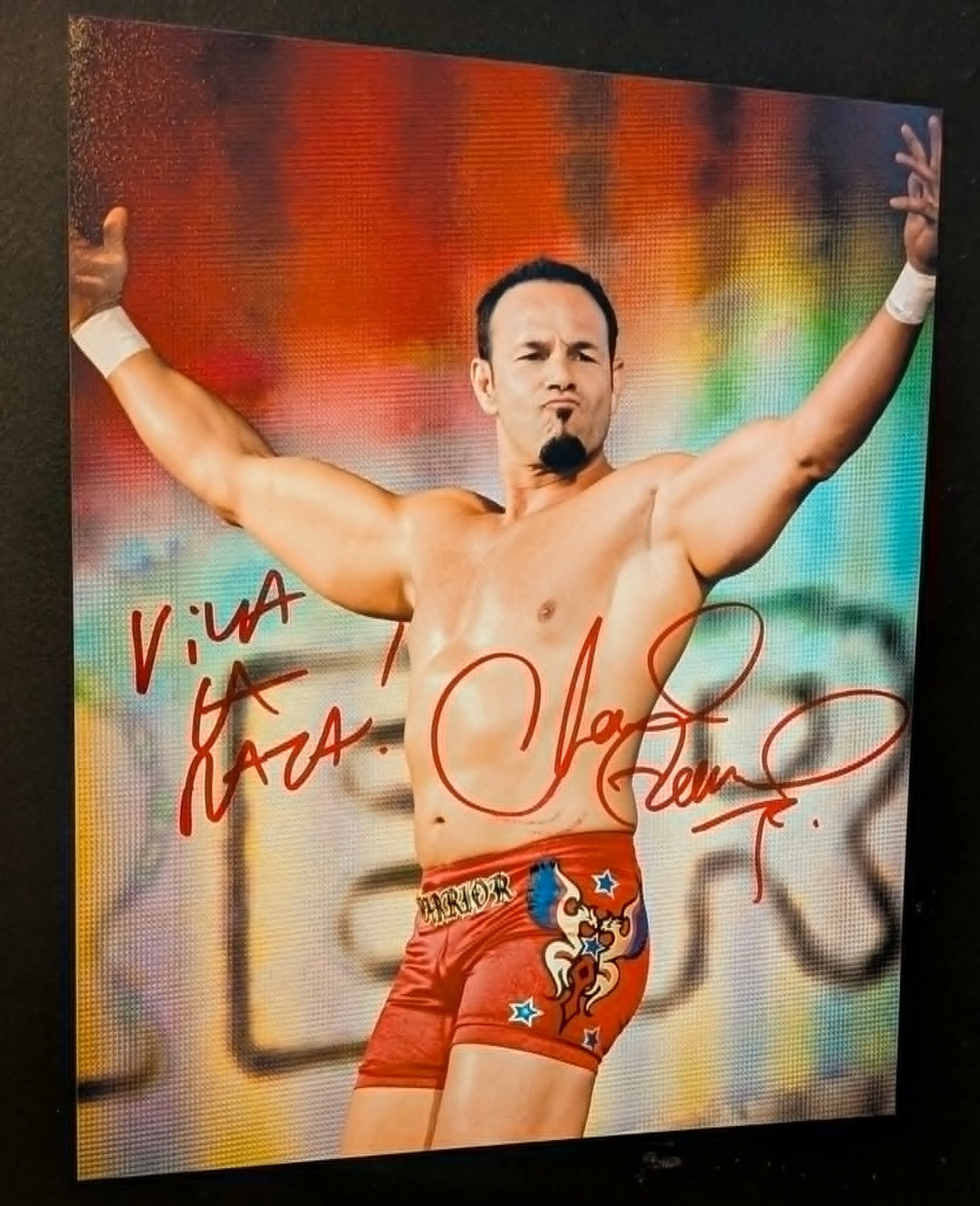 Chavo Guerrero Pose 5 Signed Photo COA
