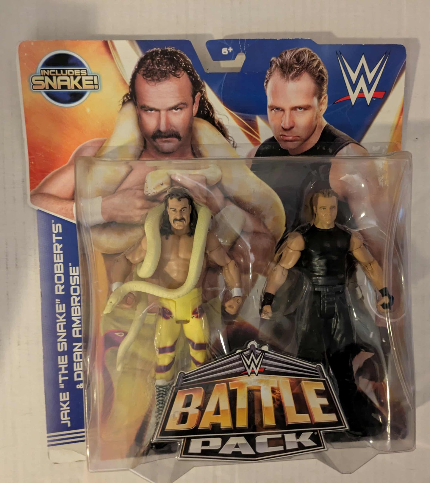 Jake The Snake Roberts Dean Ambrose WWE Mattel Battle Pack Action Figure