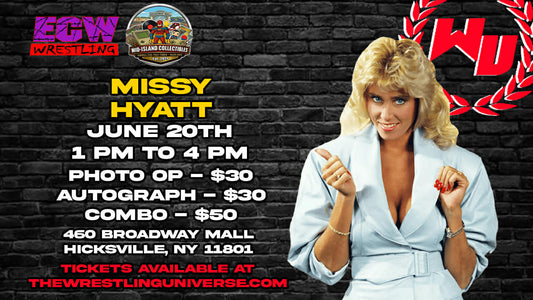 Meet & Greet with Missy Hyatt ECW DAY @ Broadway Mall Hicksville June 20th 1-4PM