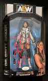 Dr Britt Baker AEW Unrivaled Series 1 Signed Figure JSA COA w/case