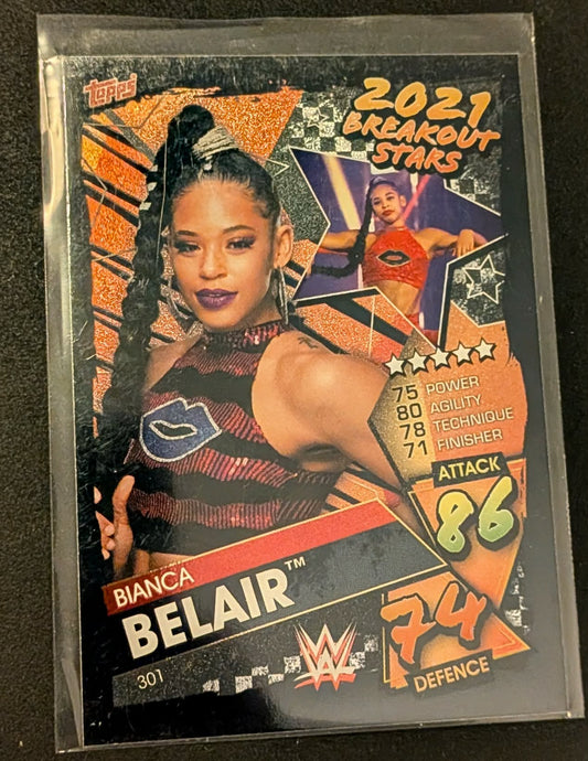 2021 Topps WWE Slam Attax Bianca Belair #126