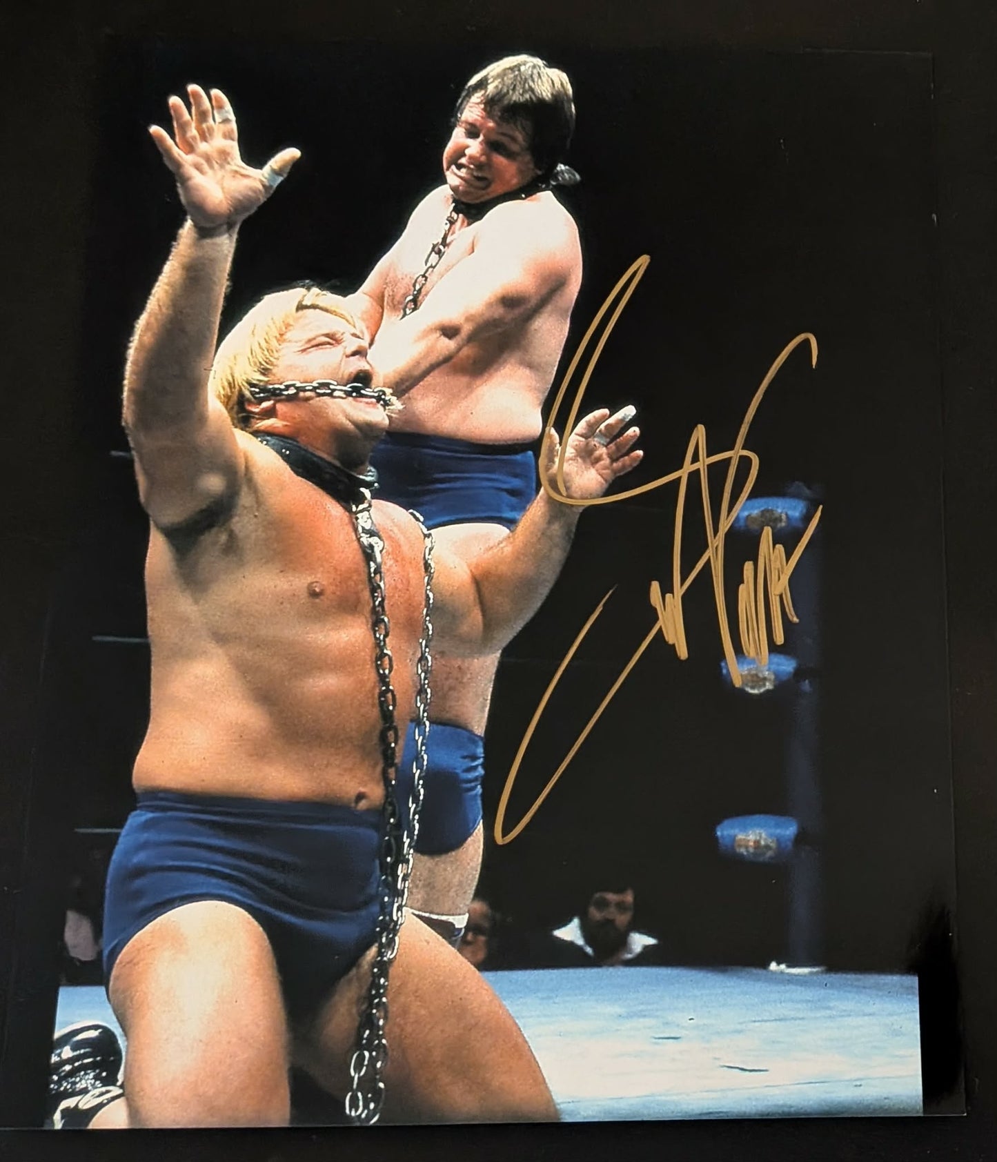 Greg Valentine Pose 5 Signed Photo COA
