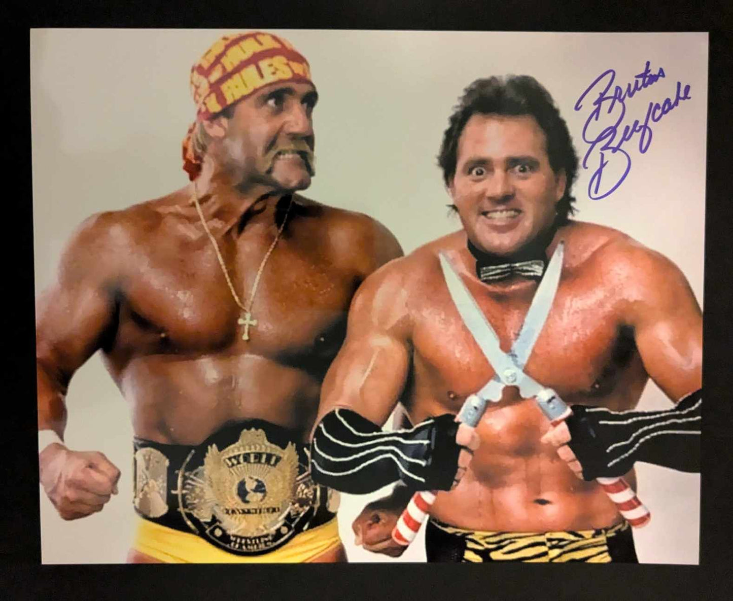 Brutus Beefcake Pose 11 Signed Photo COA