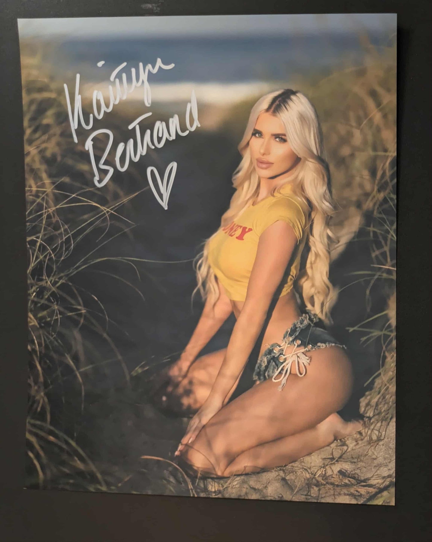 Kaitlyn Bertrand Pose 1 Signed Photo COA