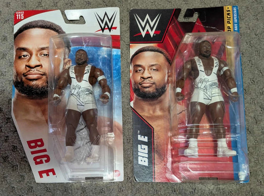 Big E 2 Action Figure Lot WWE Series 115 & Top Picks