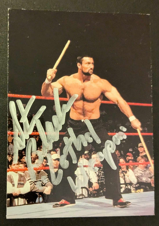 Steve Blackman 1999 Comic Images #37 Signed Inscribed COA (Tough To Find)