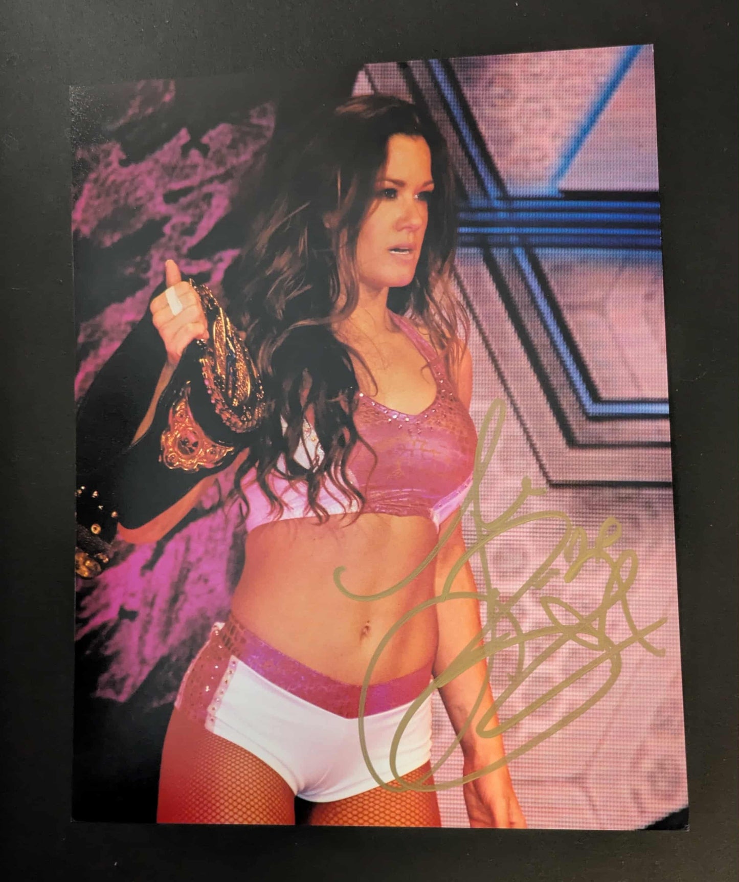 Miss Tessmacher Brooke Adams Pose 9 Signed Photo COA