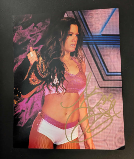 Miss Tessmacher Brooke Adams Pose 9 Signed Photo COA