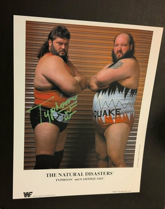 Typhoon Pose 1 Signed Photo COA