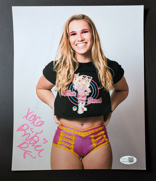 Brittnie Brooks Signed Photo JSA COA