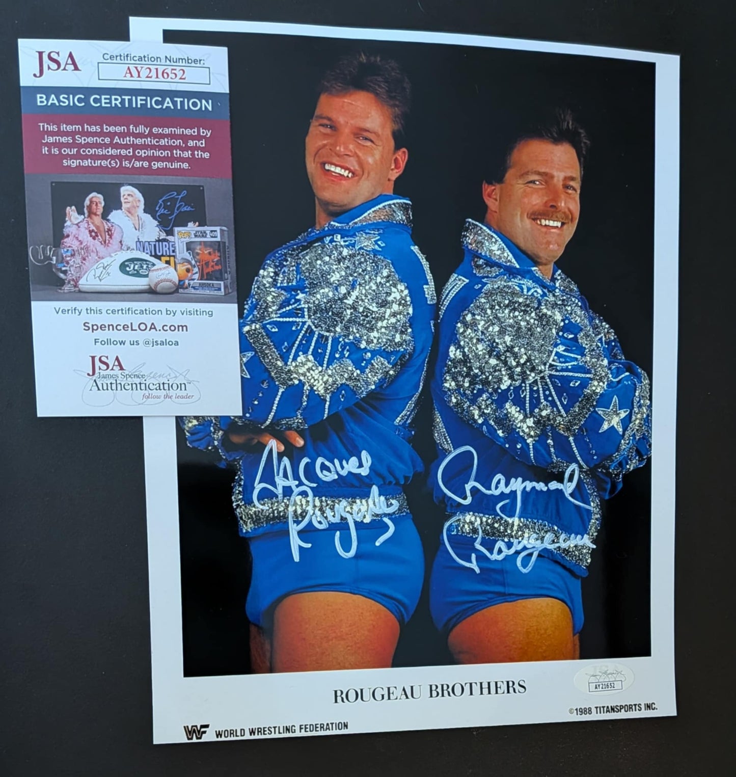 Fabulous Rogue Brothers Dual Signed Photo JSA COA
