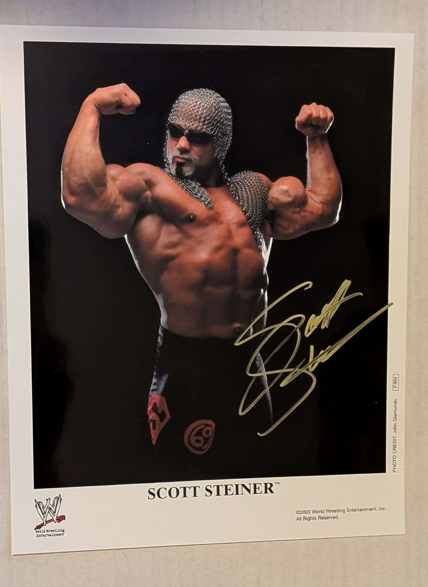 Scott Steiner Pose 2 Signed Photo COA