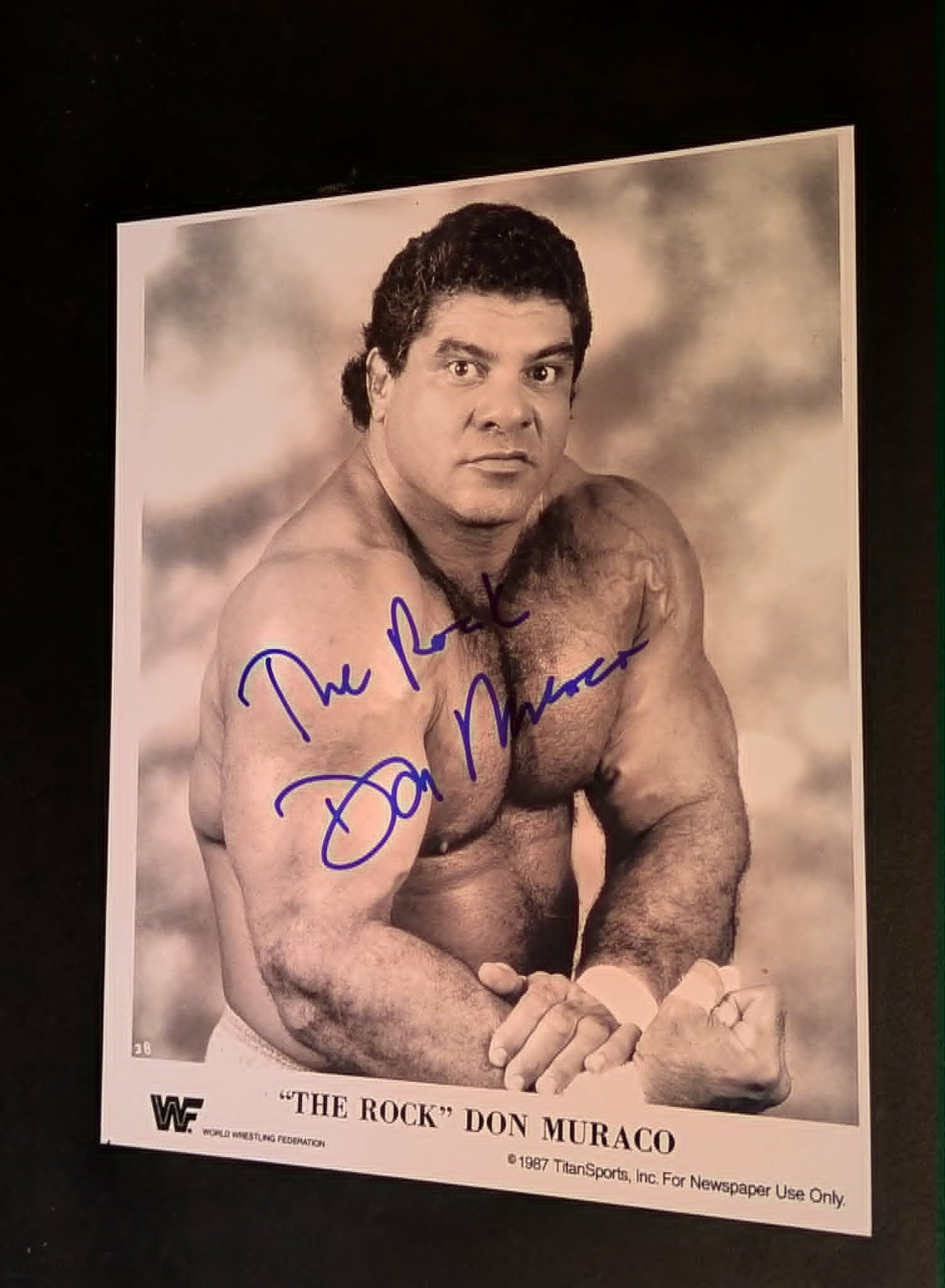 Don "The Rock" Muraco Pose 2 Signed Photo COA