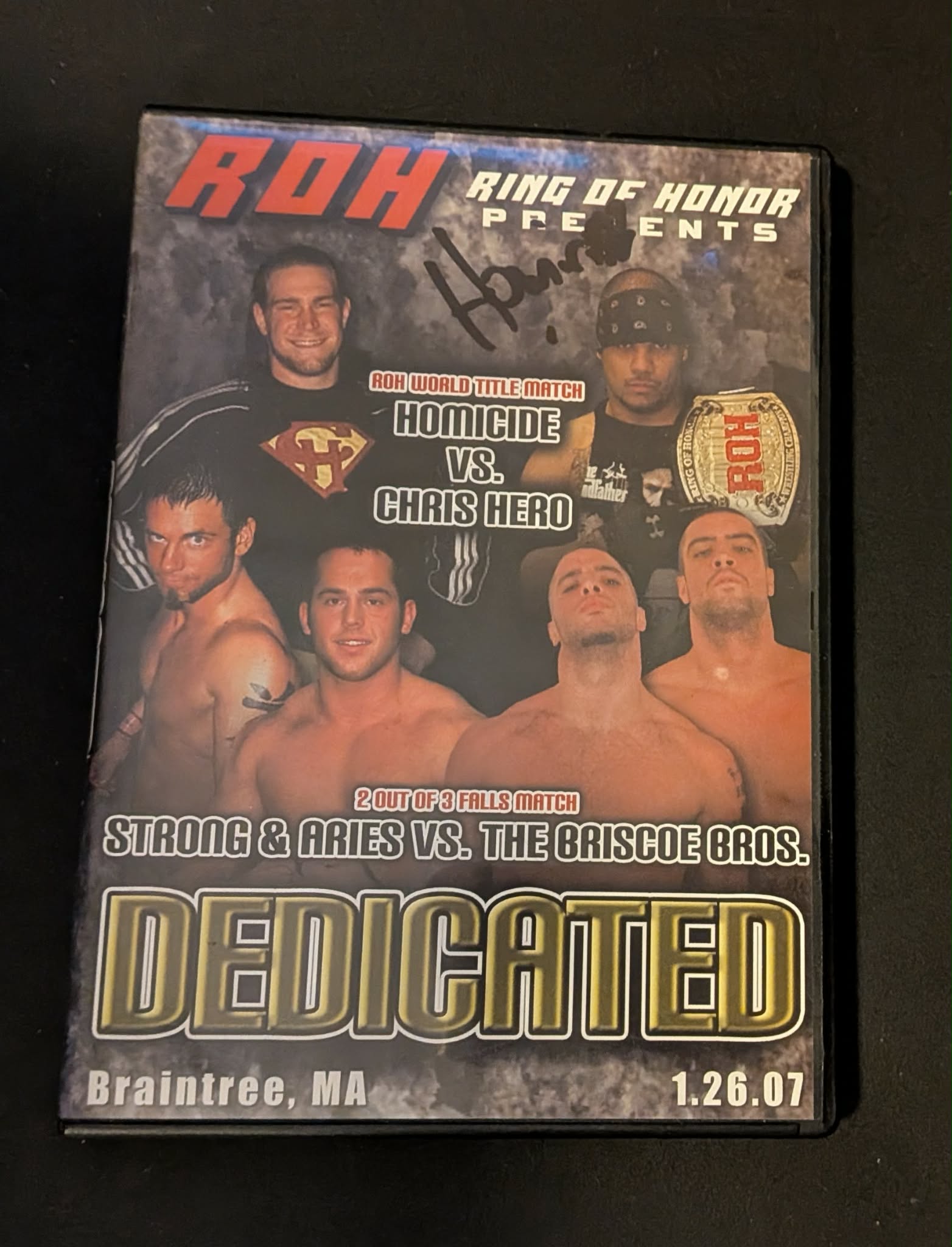 ROH Ring of Honor DVD Dedicated 1/26/07 Briscoes, Strong, Aries