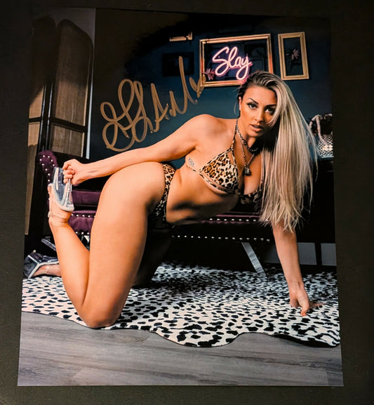 Gia Miller Pose 2 Signed Photo COA