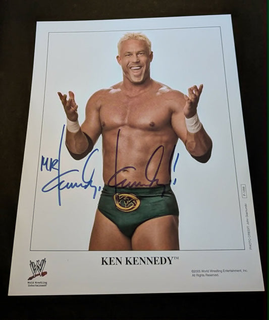 Ken Kennedy Official WWE Signed Promo 2005 Photo COA