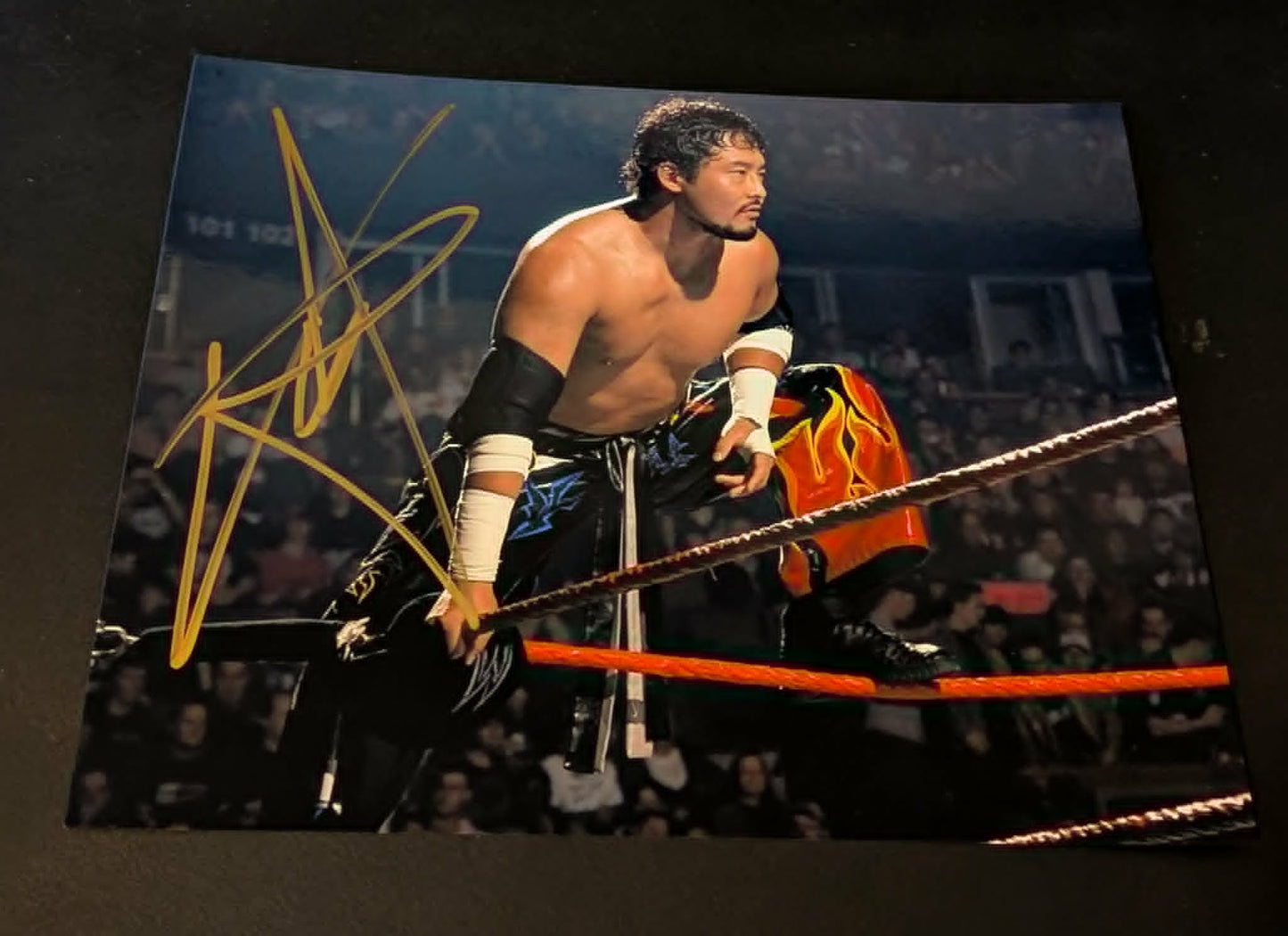 Tajiri Pose 1 Signed Photo COA