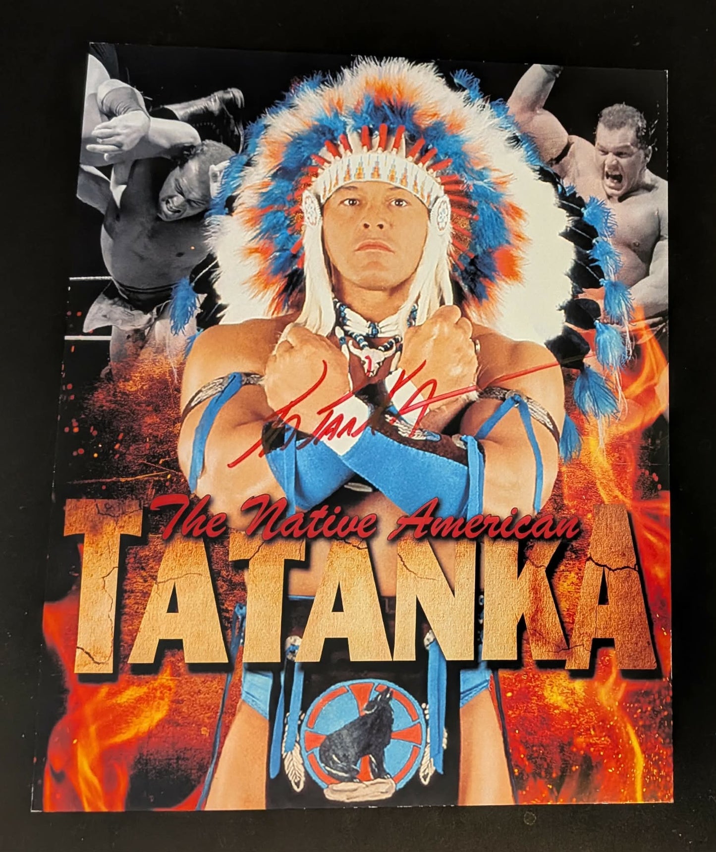Tatanka Pose 10 Signed Photo COA